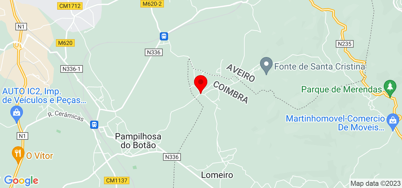 Perpendicular Genu&iacute;na - Coimbra - Coimbra - Mapa