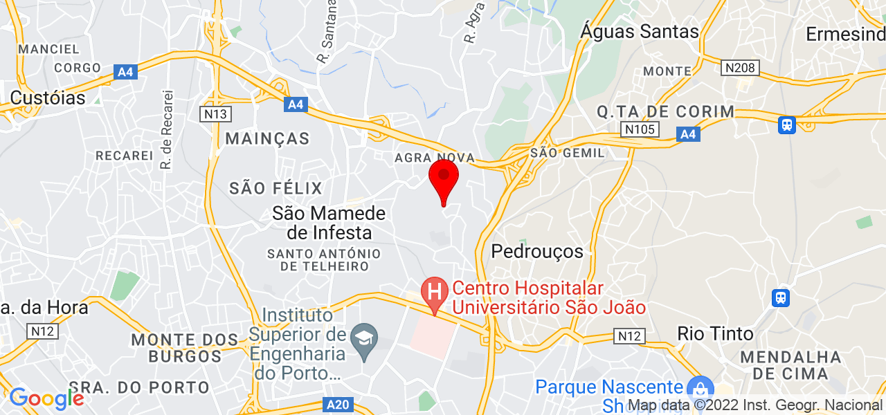 Prazeres do Paladar - Porto - Matosinhos - Mapa