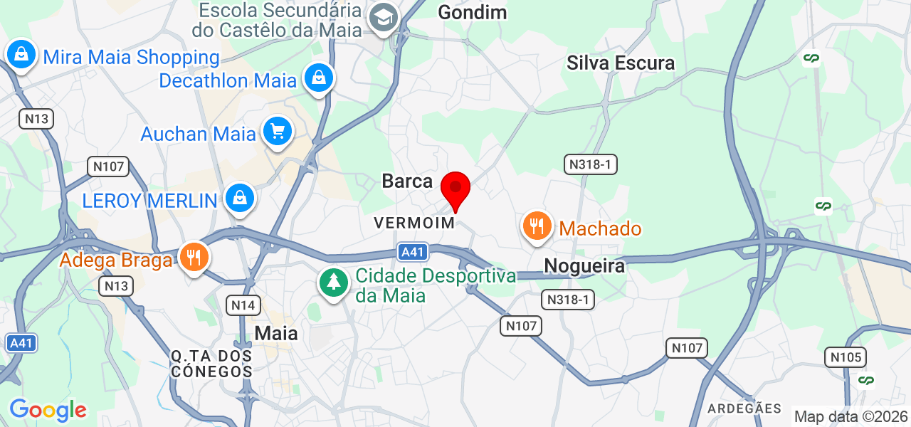 Carla - Porto - Maia - Mapa