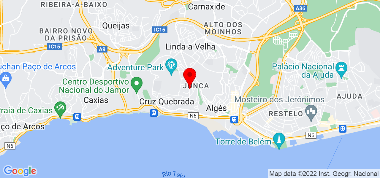Adore Eventos - Lisboa - Oeiras - Map