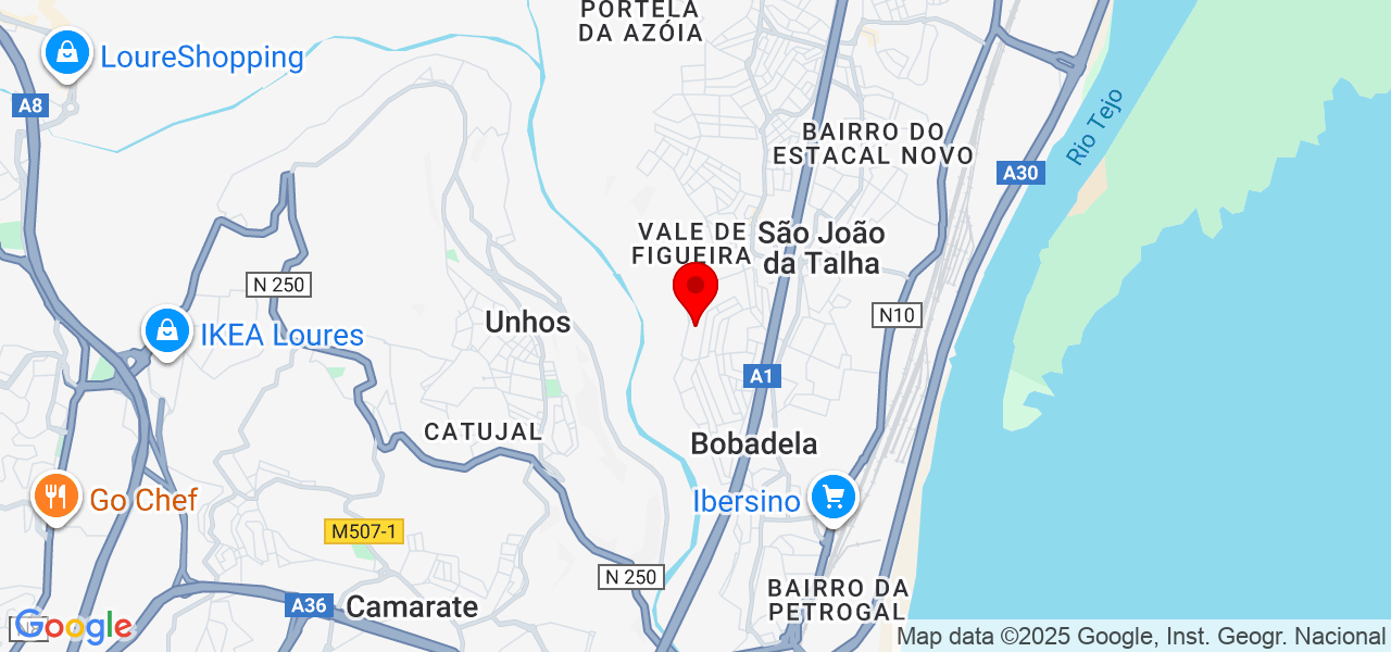 Vaz Constroi - Lisboa - Loures - Mapa