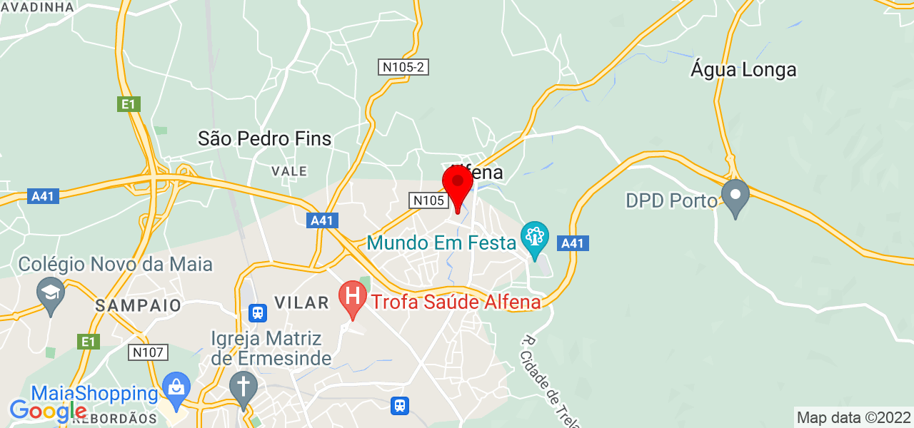 A.Marques - Porto - Valongo - Mapa