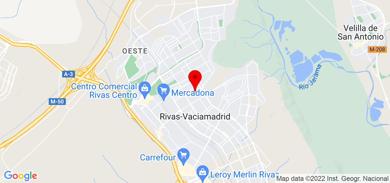 Andrea Fernandez - Comunidad de Madrid - Rivas-Vaciamadrid - Mapa