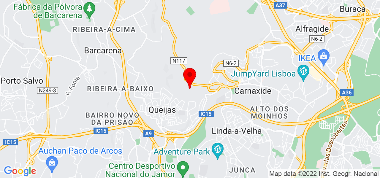 Paulo Graça - Lisboa - Oeiras - Mapa