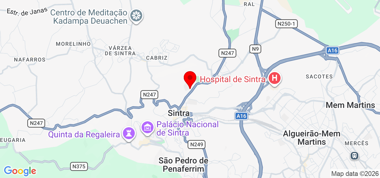 Ewerton CR - Lisboa - Sintra - Map