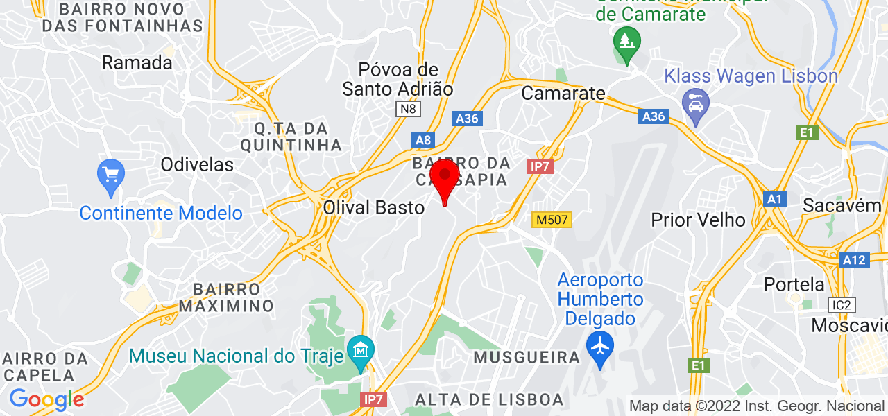 Juelson Mauricio - Lisboa - Lisboa - Mapa
