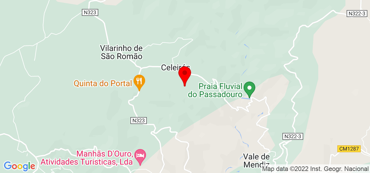 Ana Claudia - Vila Real - Sabrosa - Mapa