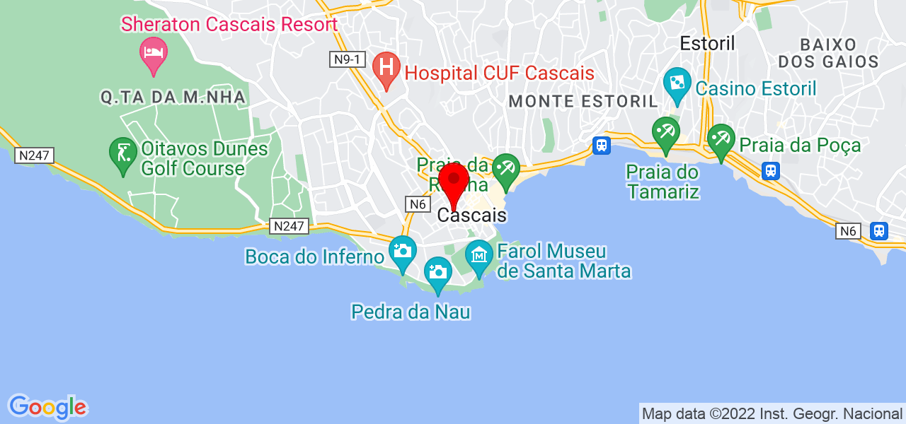 Gilton de Jesus - Lisboa - Cascais - Mapa