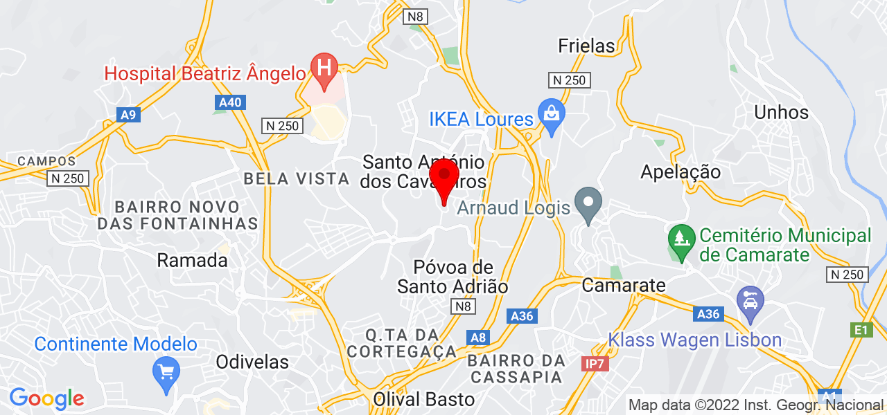Mariana Quental - Lisboa - Loures - Mapa