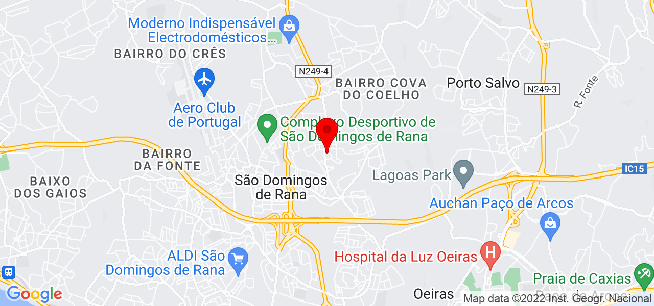 Luciene Sampel Pereira - Lisboa - Cascais - Mapa