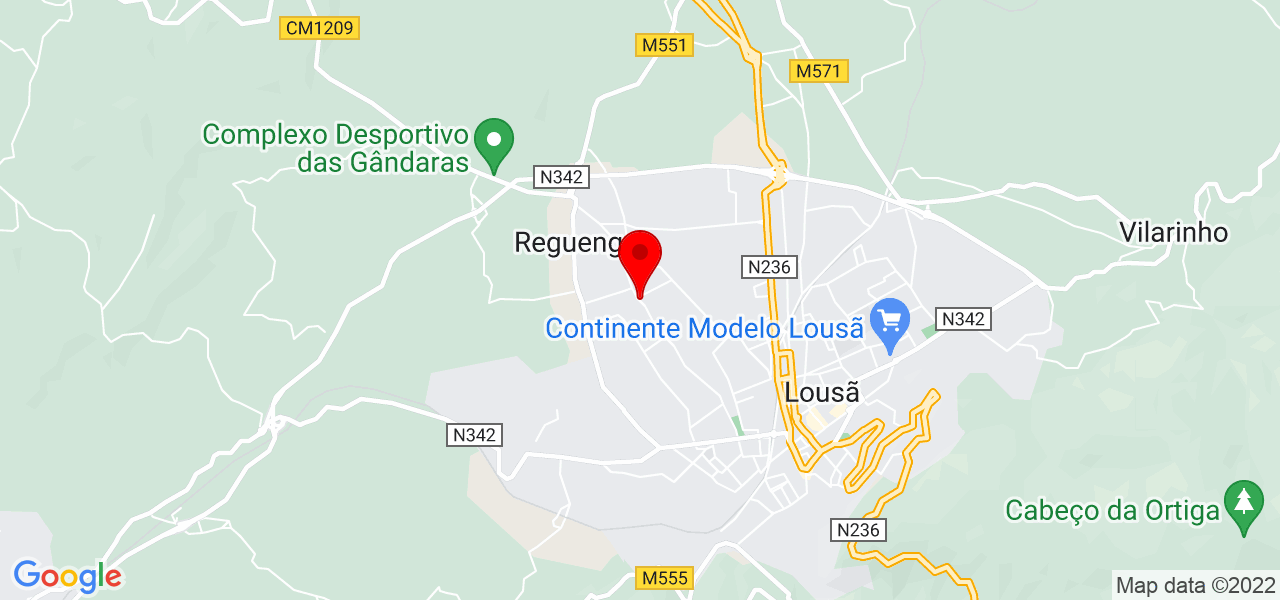 Paulo Sim&otilde;es - Coimbra - Lousã - Mapa