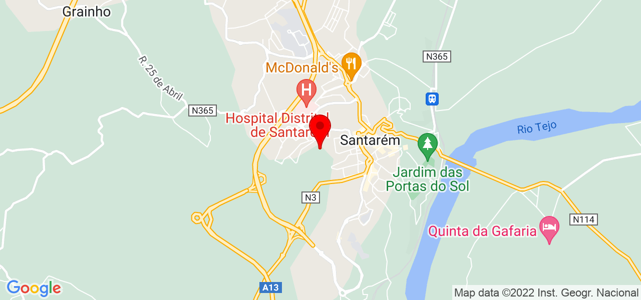 Salvador Coutinho - Santarém - Santarém - Carte