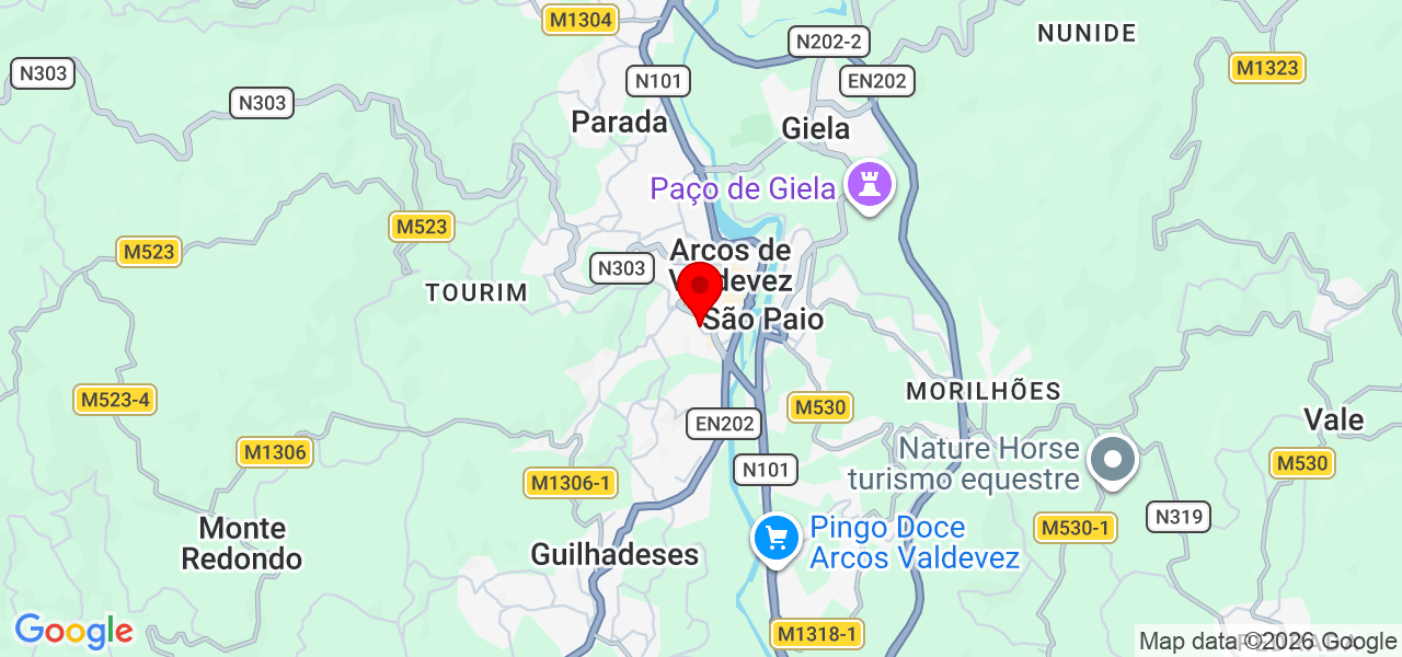 Aníbal Coutinho Fernandes - Viana do Castelo - Arcos de Valdevez - Mapa