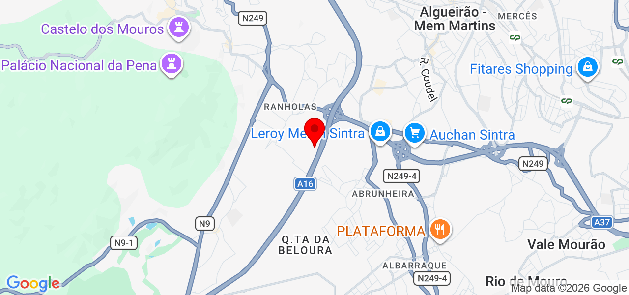 Antonio Simões - Lisboa - Sintra - Mapa
