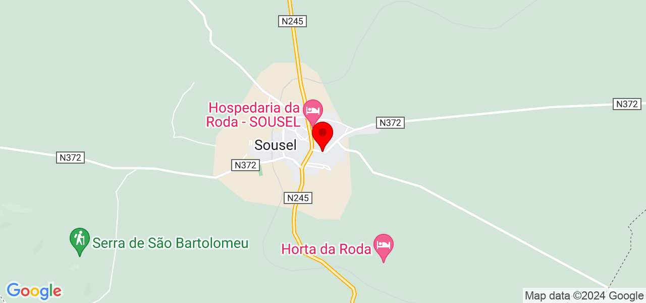 Alentejo Pinturas - Portalegre - Sousel - Mapa