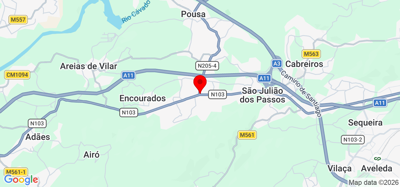 J&amp;B servi&ccedil;os - Braga - Barcelos - Mapa