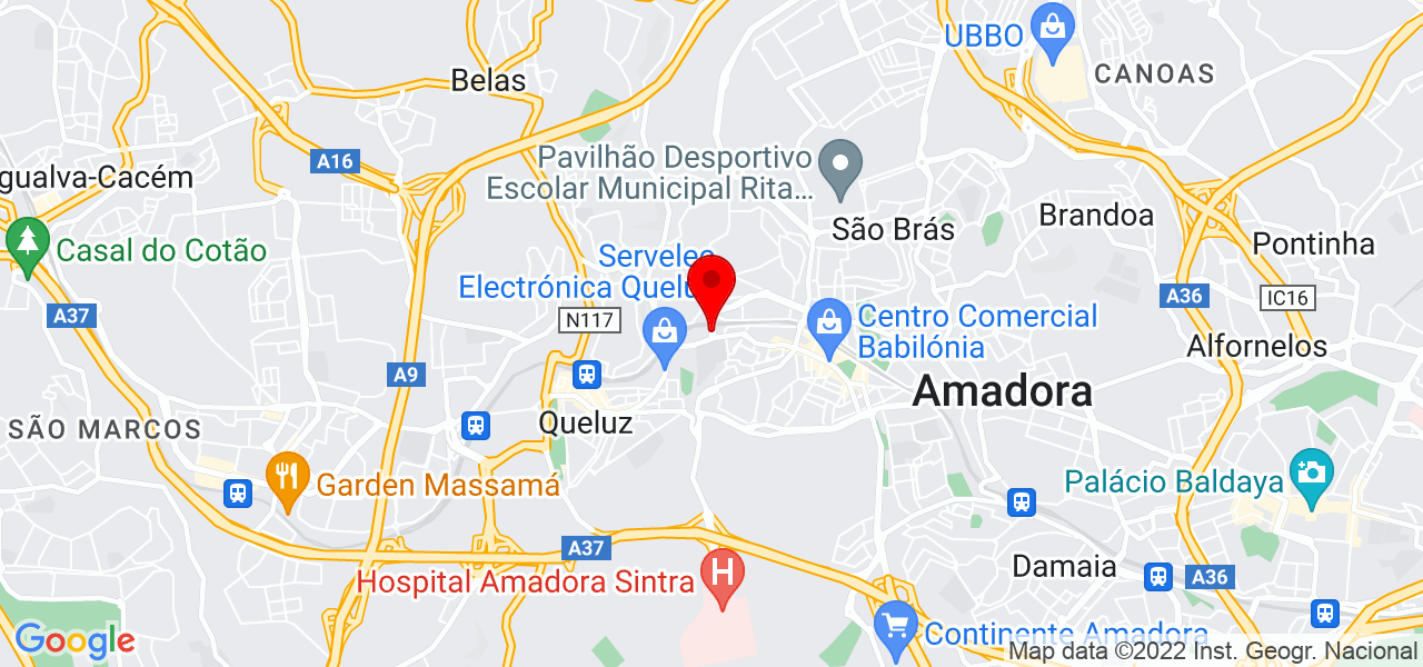 JB. remodela&ccedil;&atilde;o - Lisboa - Amadora - Mapa