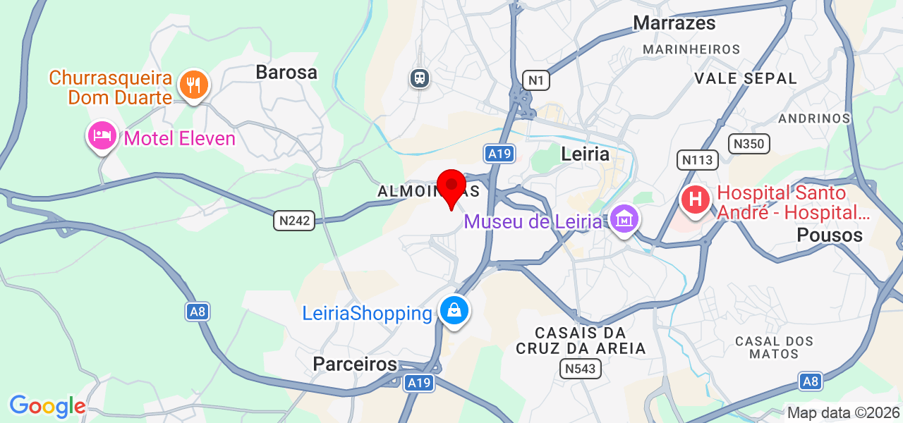 Voltluz Instala&ccedil;&otilde;es El&eacute;tricas - Leiria - Leiria - Mapa