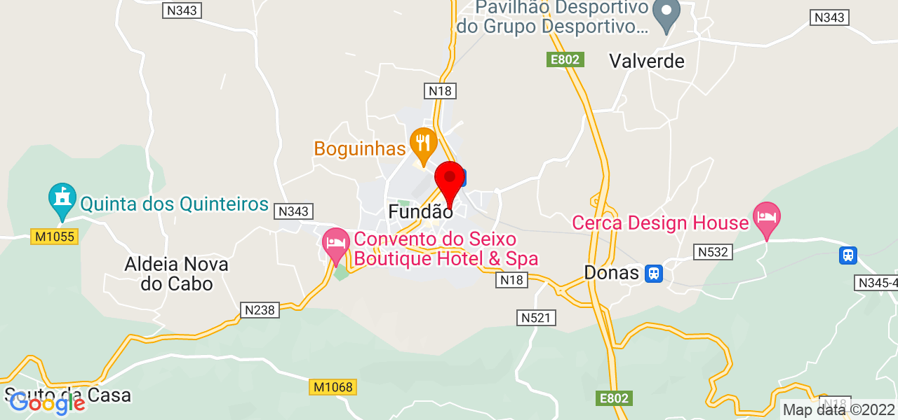Ricardo - Castelo Branco - Fundão - Mapa