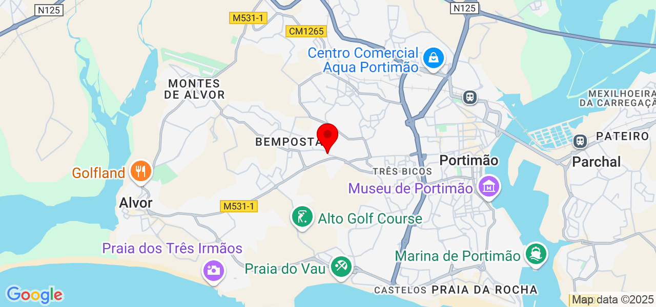 Helder - Faro - Portimão - Map