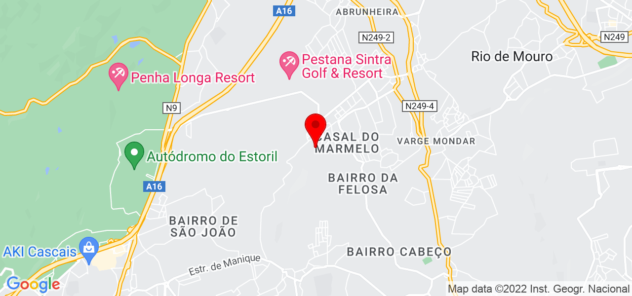 Gon&ccedil;alo Rato - Lisboa - Sintra - Mapa