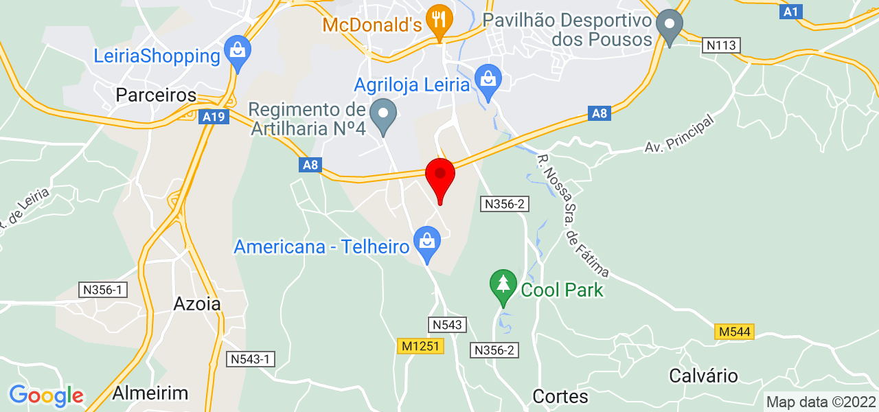 Maria Clara Sousa - Leiria - Leiria - Mapa