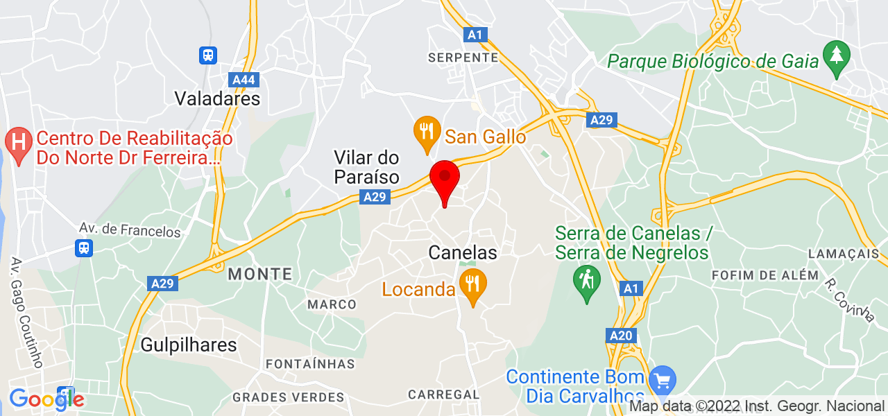 WebClick - Porto - Vila Nova de Gaia - Mapa