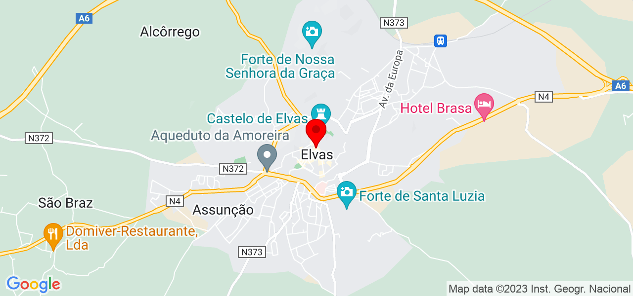 Cl&aacute;udia Leonardo - Portalegre - Elvas - Mapa