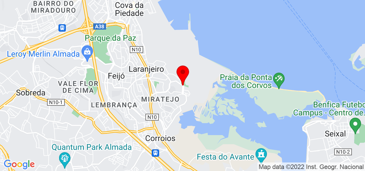 Rafael - Setúbal - Seixal - Mapa