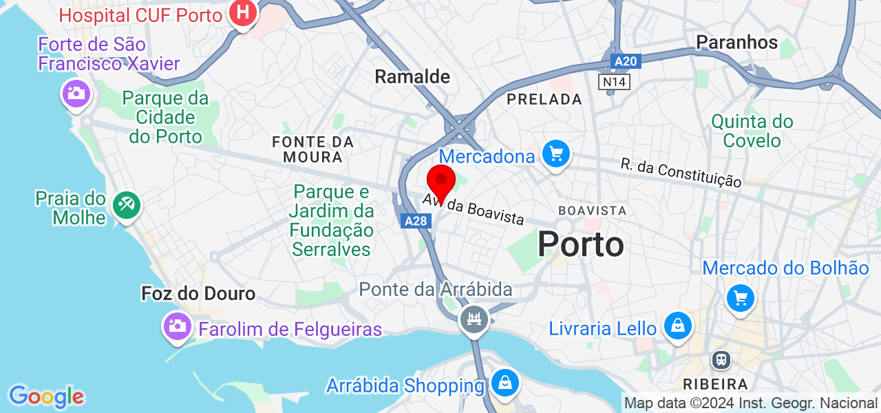 UHPROD - Porto - Porto - Mapa