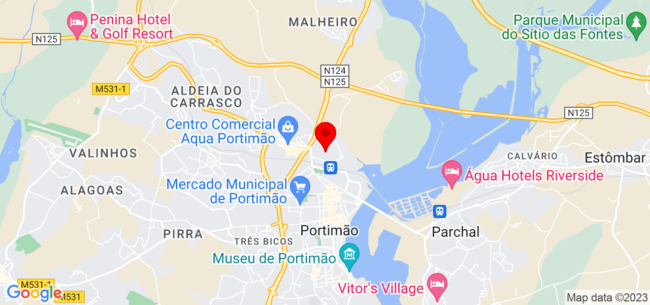Silvia  Dias - Faro - Lagoa - Mapa
