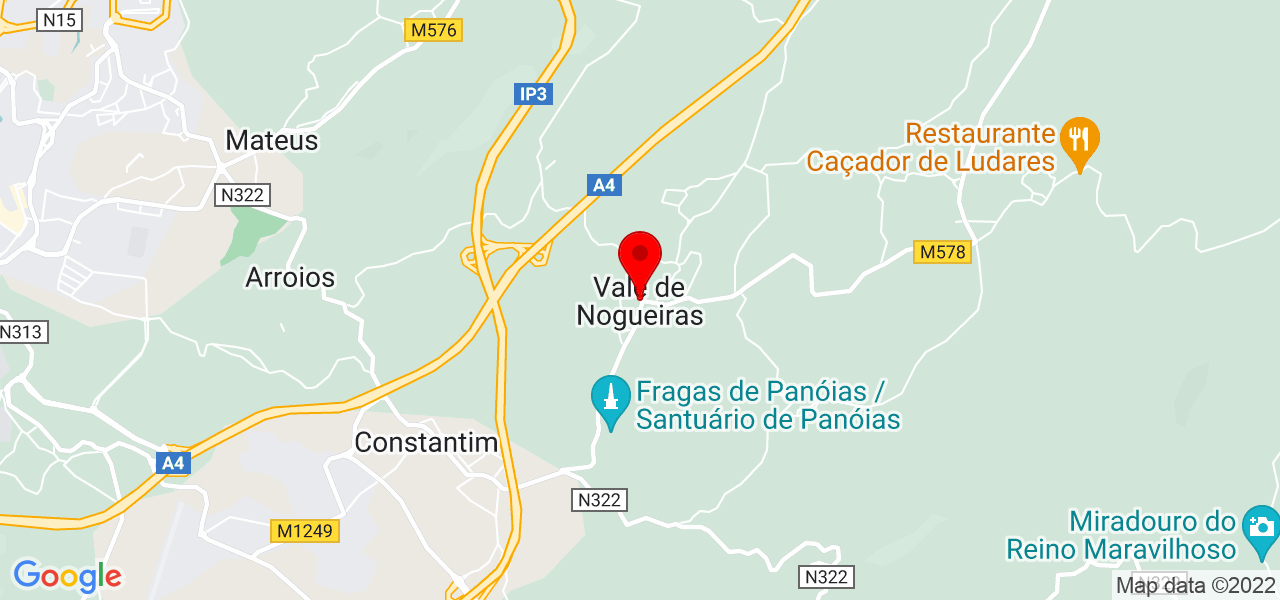 Rocha - Vila Real - Vila Real - Map