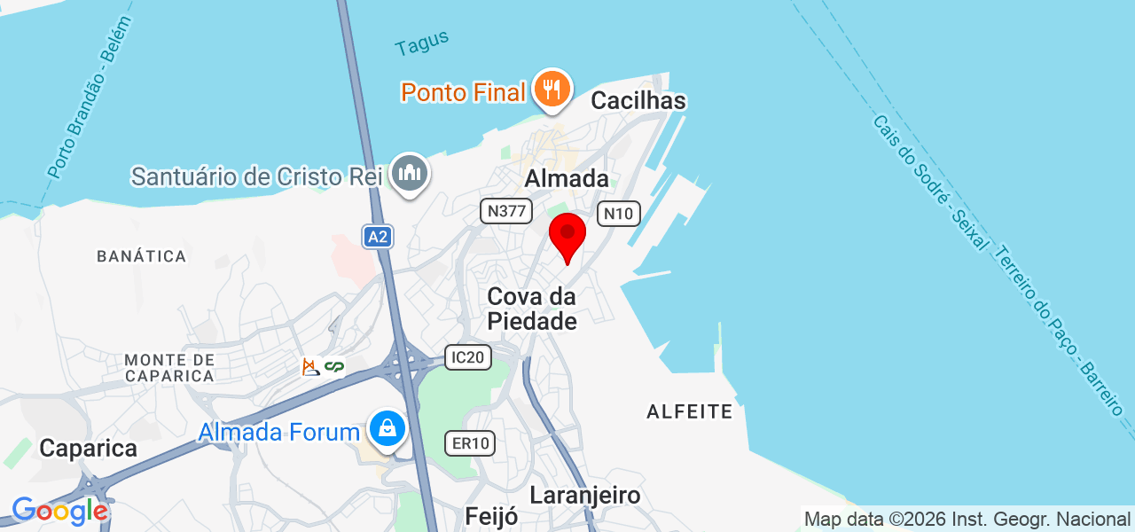 Home Fay - Setúbal - Almada - Map