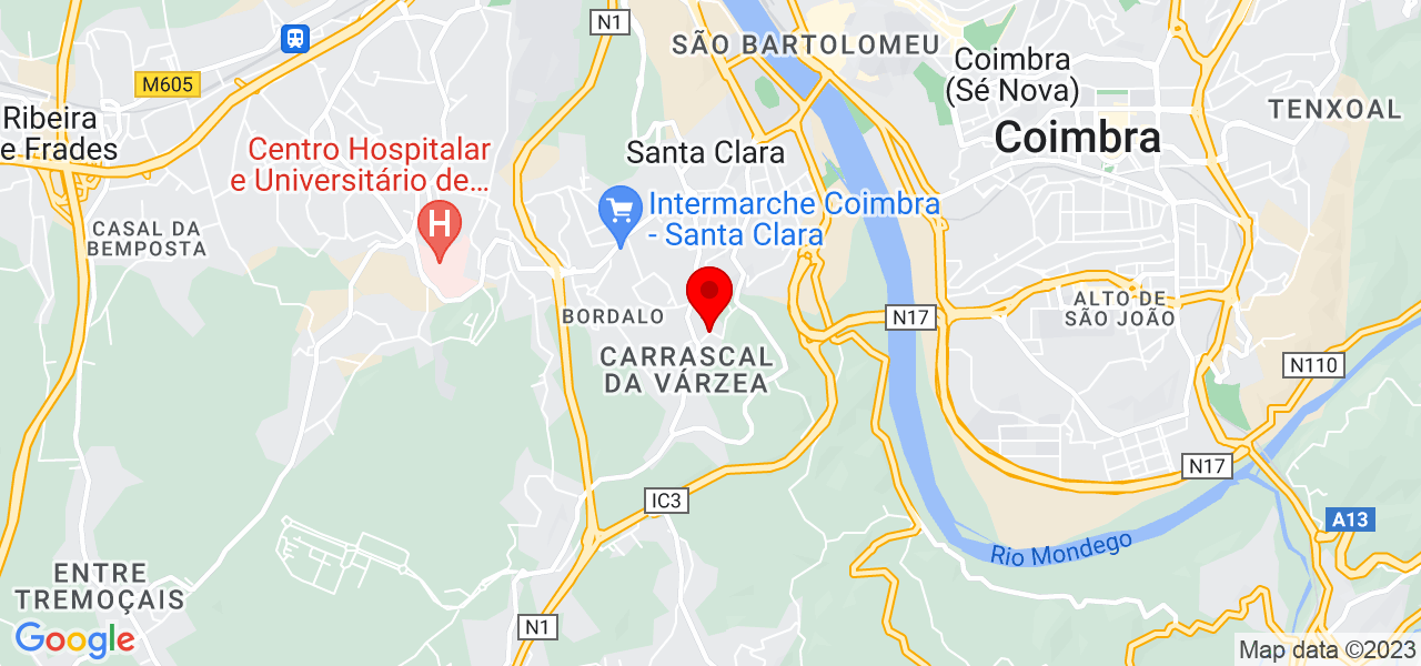 Isabel - Coimbra - Coimbra - Mapa