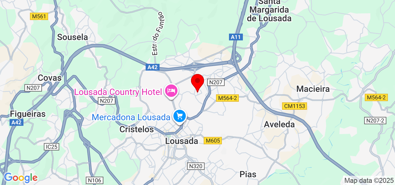 João Candido - Porto - Lousada - Mapa