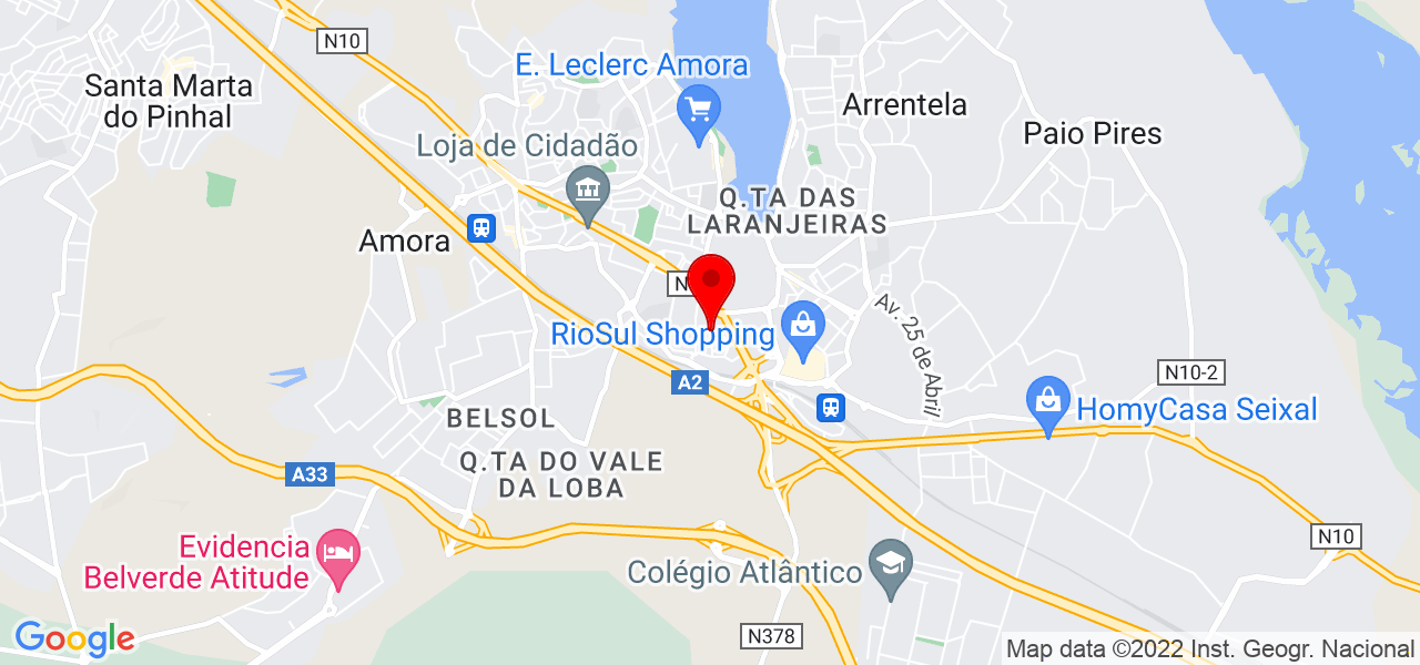 C&aacute;rmen Maria - Setúbal - Seixal - Mapa
