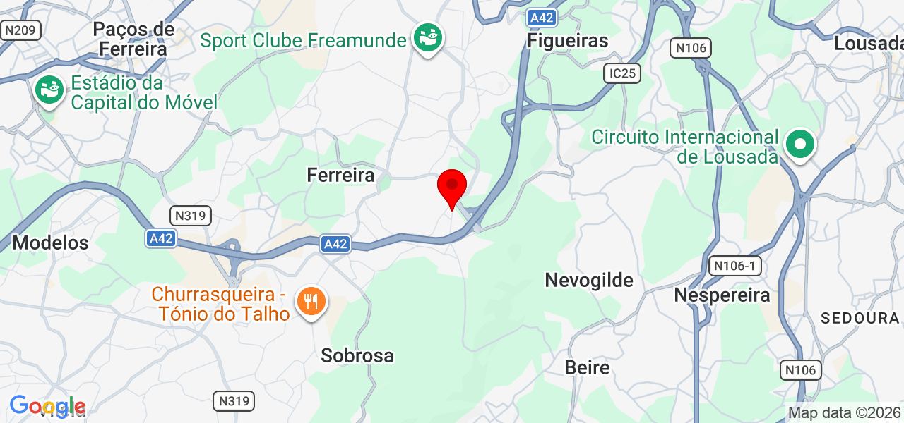 Professora Ana Ferreira - Porto - Paços de Ferreira - Karte