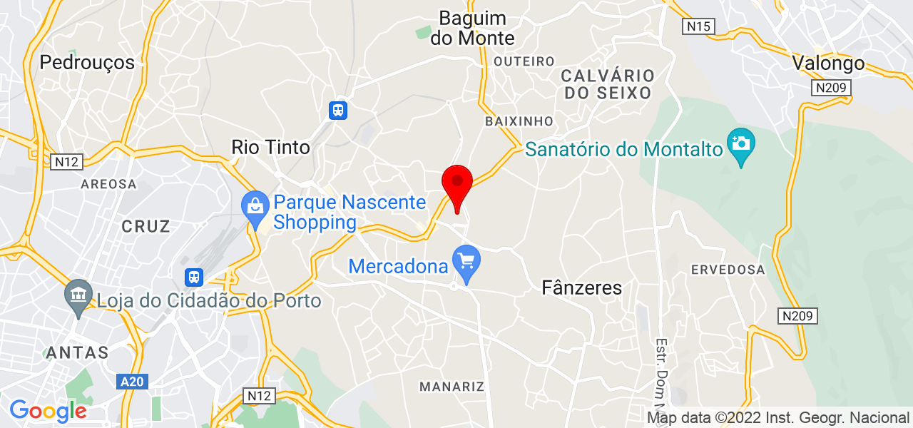 Alfredo Magalh&atilde;es - Porto - Gondomar - Mapa