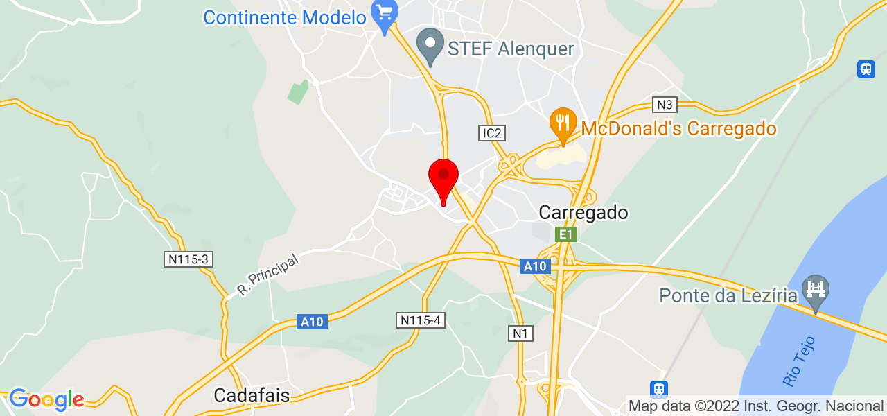 Ds Makeup - Lisboa - Alenquer - Mapa
