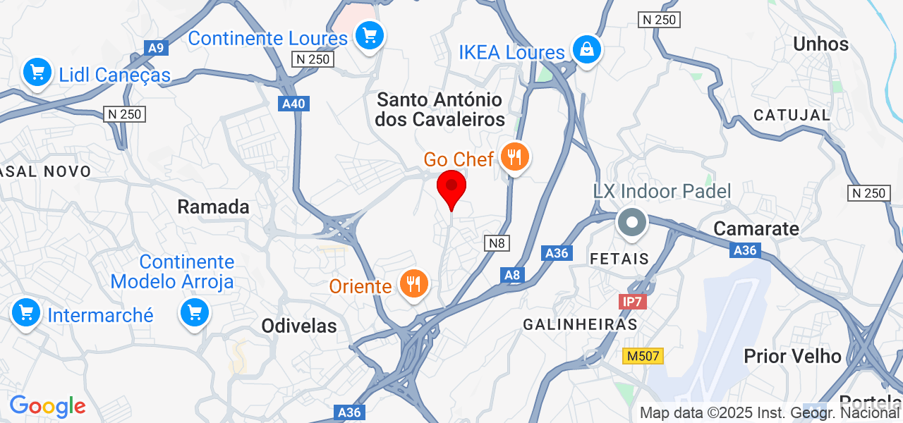 Eventos &amp; Encantos - Lisboa - Odivelas - Map