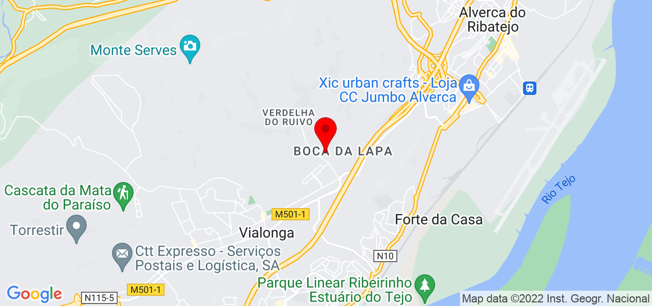 Carlos Jorge da Concei&ccedil;&atilde;o Paula - Lisboa - Vila Franca de Xira - Mapa