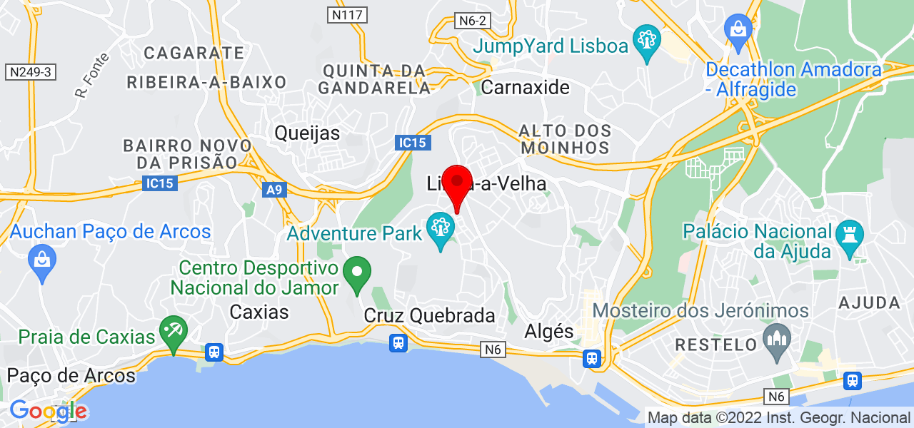 Susana Geadas - Lisboa - Oeiras - Mapa