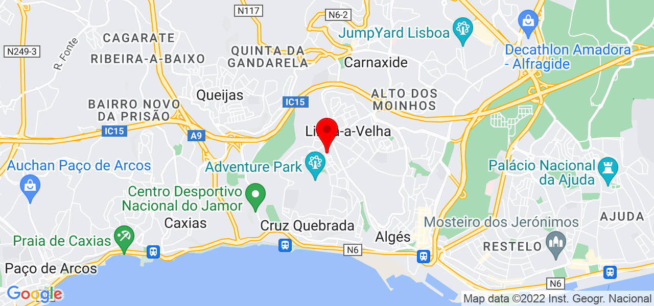 Susana Geadas - Lisboa - Oeiras - Map
