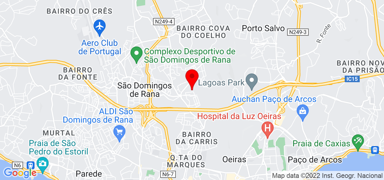 S&eacute;rgio cruz - Lisboa - Cascais - Mapa