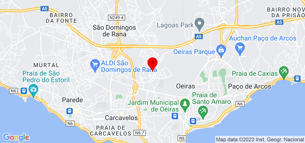 Lara Rodrigues - Lisboa - Cascais - Mapa