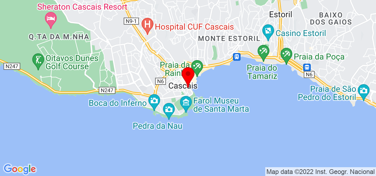 Gabriel Mateus - Lisboa - Cascais - Mapa