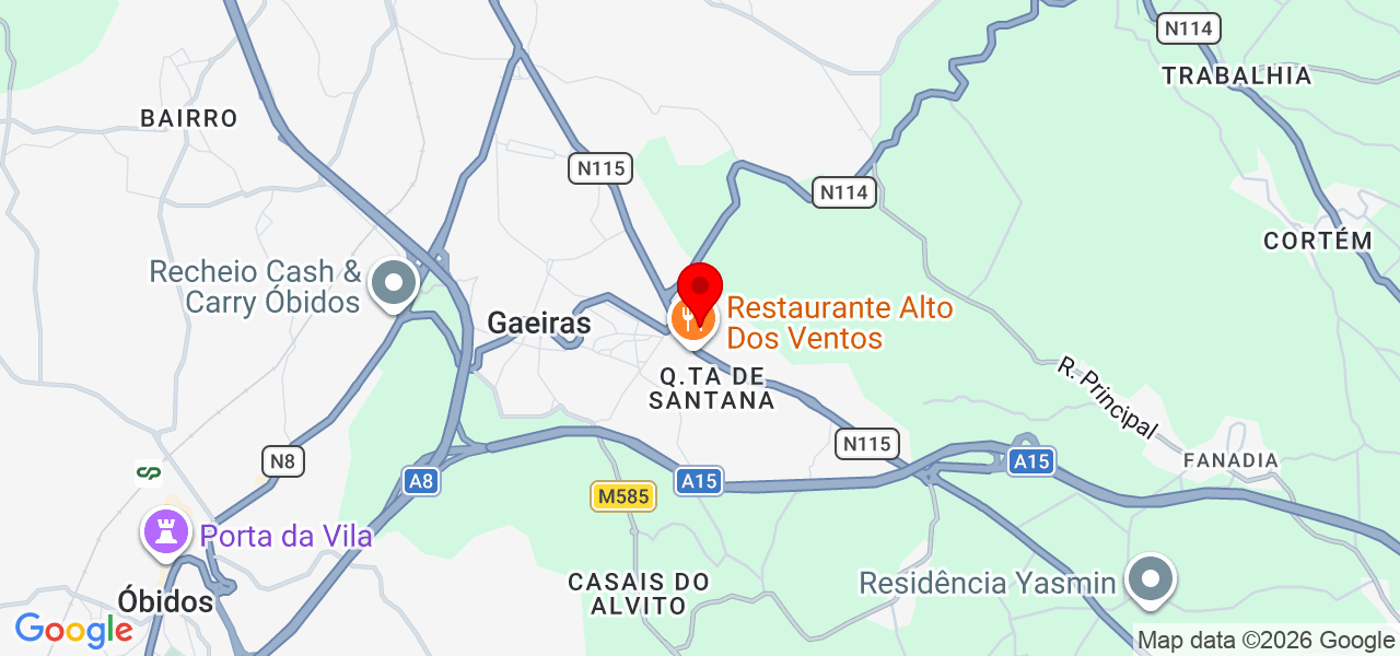 Enertek - Leiria - Óbidos - Mapa