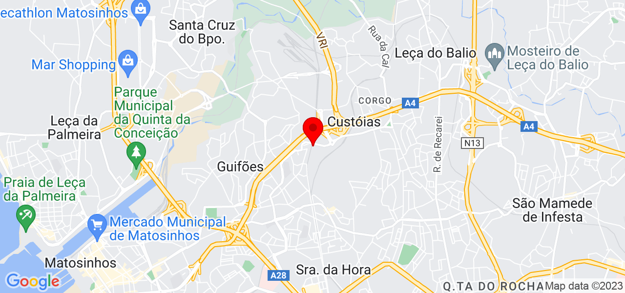 Daniel Ara&uacute;jo - Porto - Matosinhos - Mapa