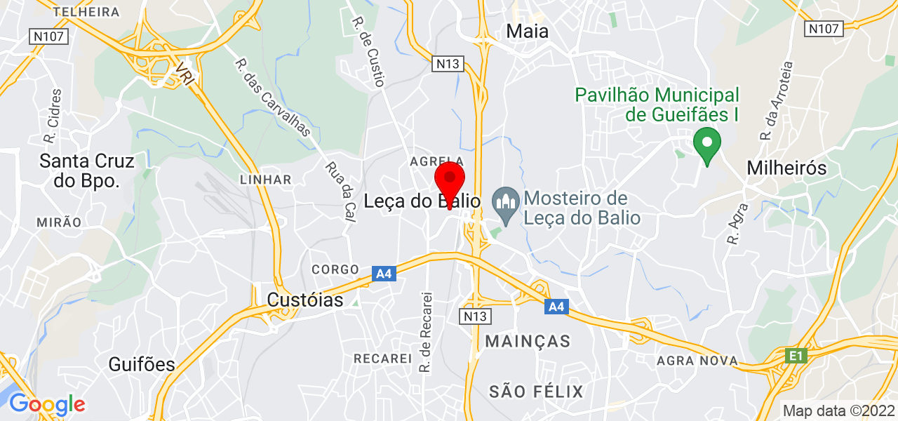 Verde Alma - Porto - Matosinhos - Mapa