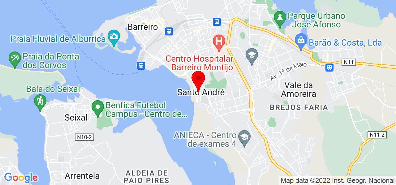 Alessandra Folgado - Setúbal - Barreiro - Karte